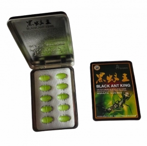 Чёрный королевский муравей (чёрная упаковка/зелёные таблетки) 10 штук ORIGINAL