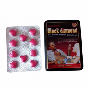 Black Diamond «Чёрный бриллиант» препарат для усиления сексуального влечения у мужчин 10 таблеток
