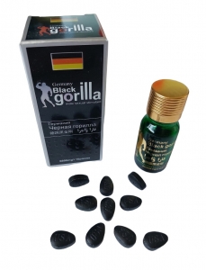 Возбуждающие таблетки для мужчин Black Gorilla («Чёрная горилла») 10 штук