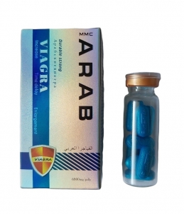 Арабская виагра (Arab Viagra) препарат для потенции (серебряная упаковка/голубые таблетки) 10 таблеток